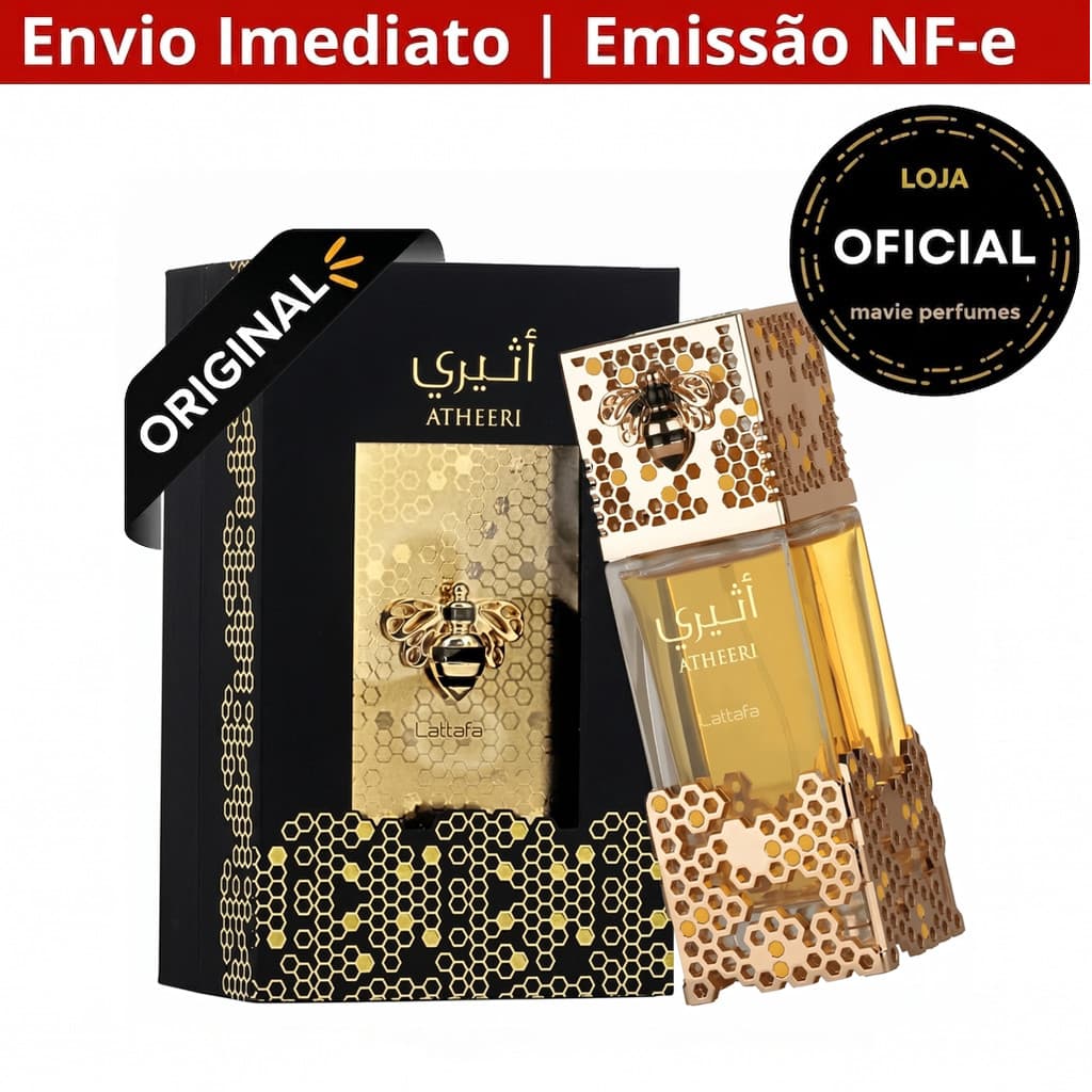 ⚡Frete Grátis Perfume árabe da abelha Lattafa Atheeri Eau De Parfum 100 Ml Original