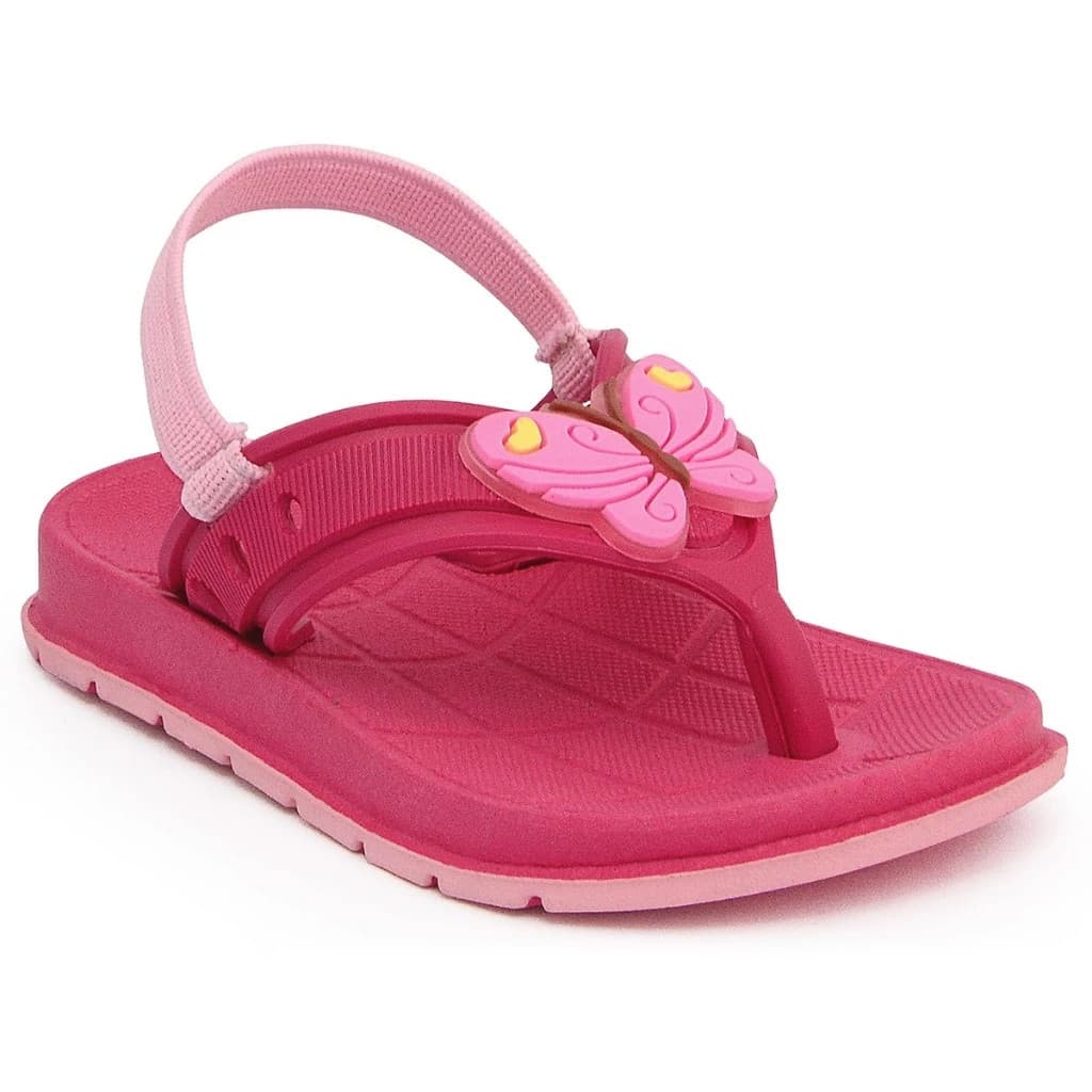Chinelo De Elástico Infantil Menina Minnie Branca de Neve Borboleta 3DElástico Macio Leve Confortável Lançamento