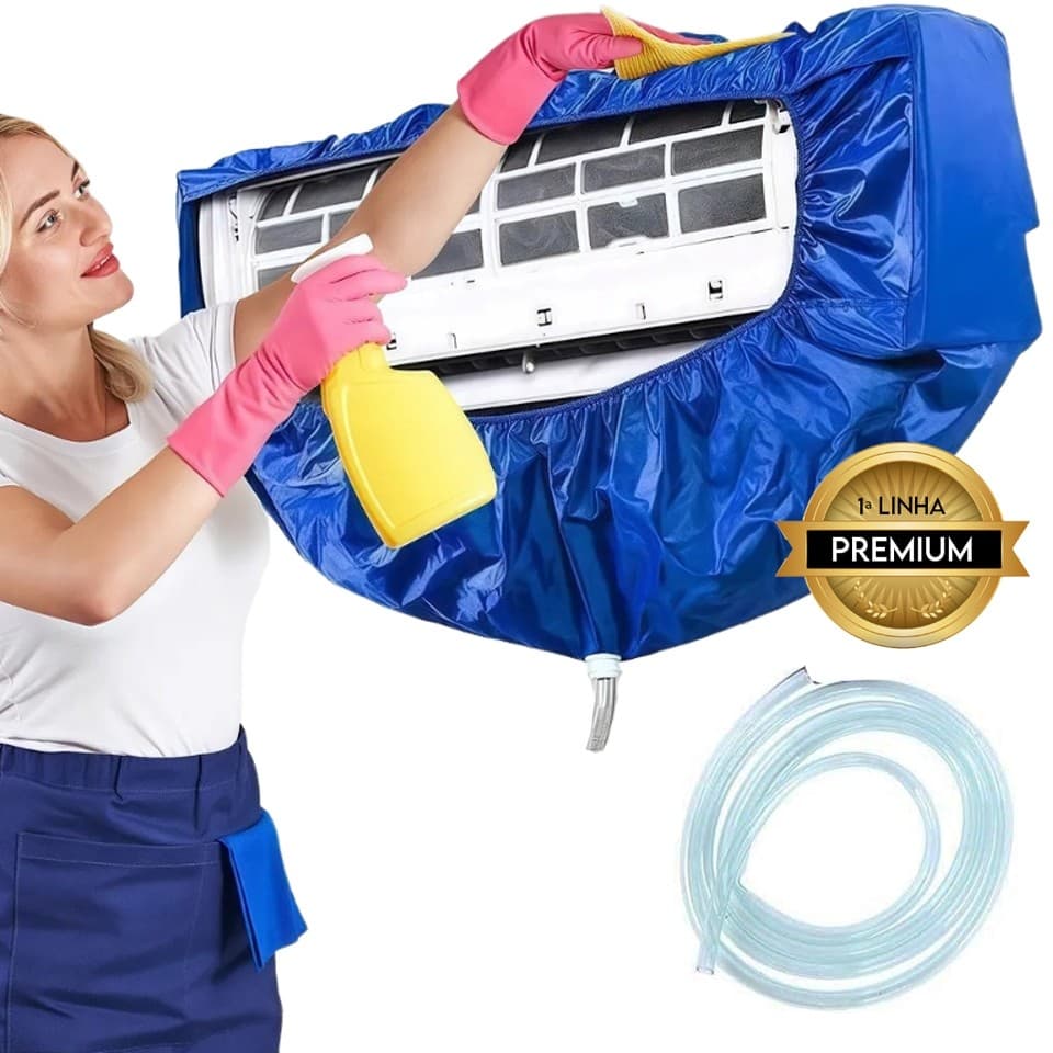 Bolsa Coletora Para Limpeza E Manutenção De Ar Condicionado Split Até 30 Mil BTUs PREMIUM