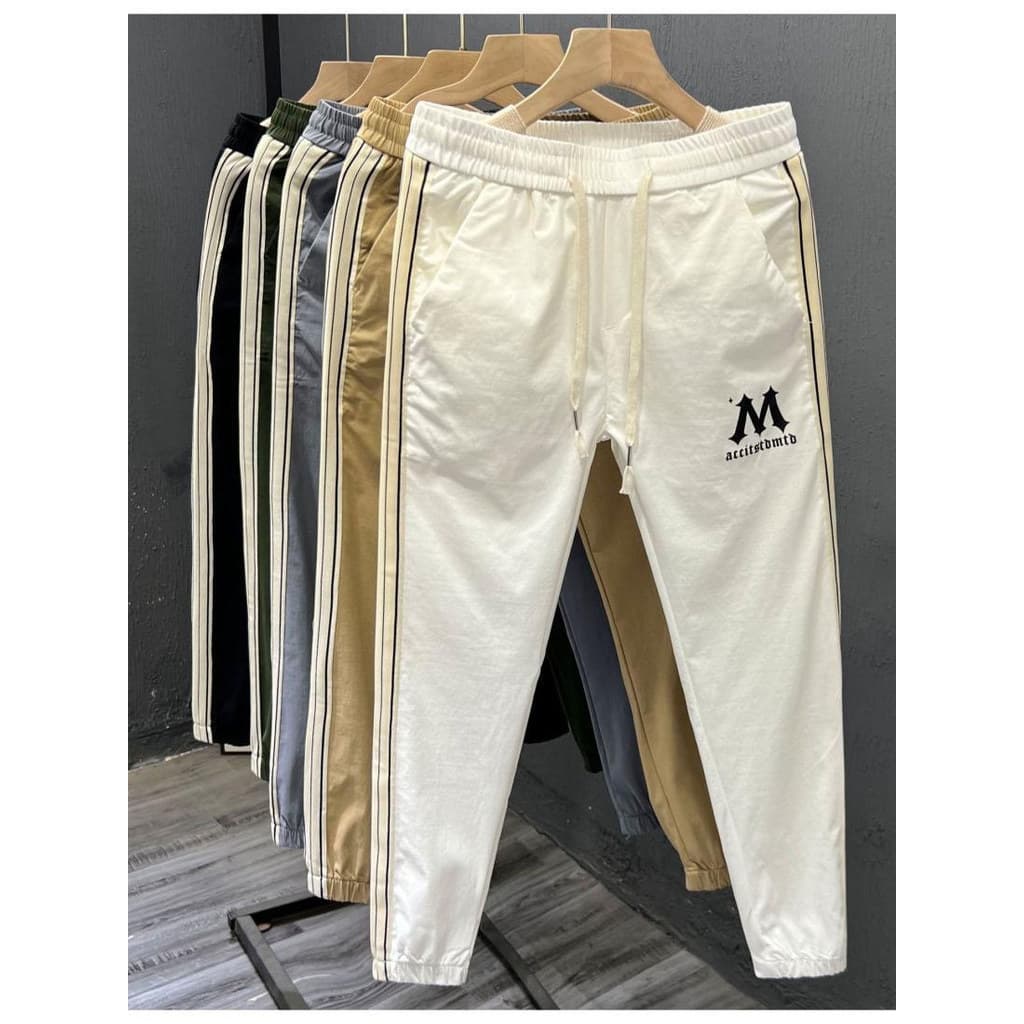 Primavera outono estilo fino tornozelo comprimento calças masculinas All-Match Leggings calças versão coreana magro-ajus
