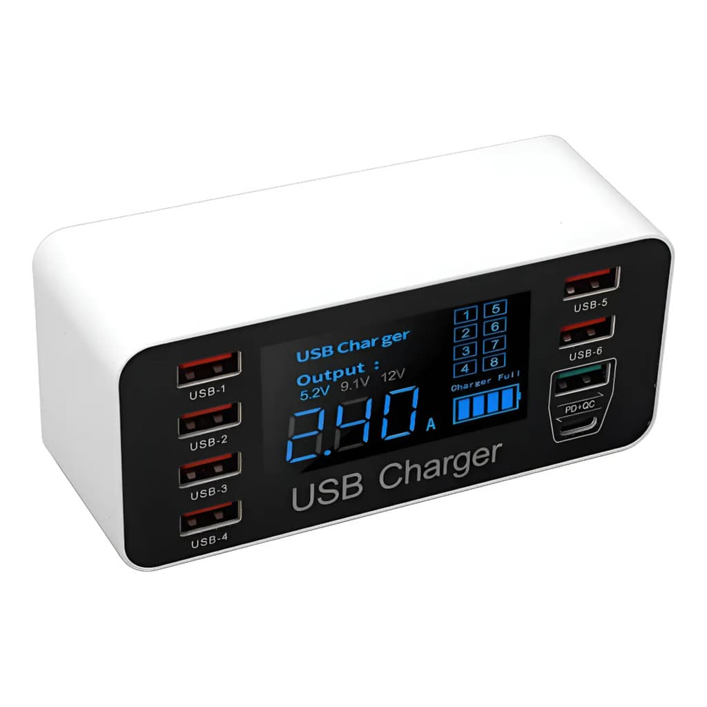 Carregador USB QC3.0 40W - Alta Qualidade