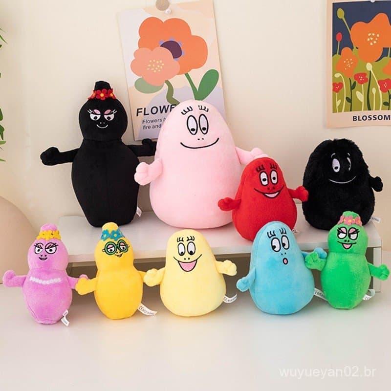Barbapapa Dos Desenhos Animados Brinquedos De Pelúcia Macio Bonecas Para O Bebê Crianças Conforto Presente Casa Decora M