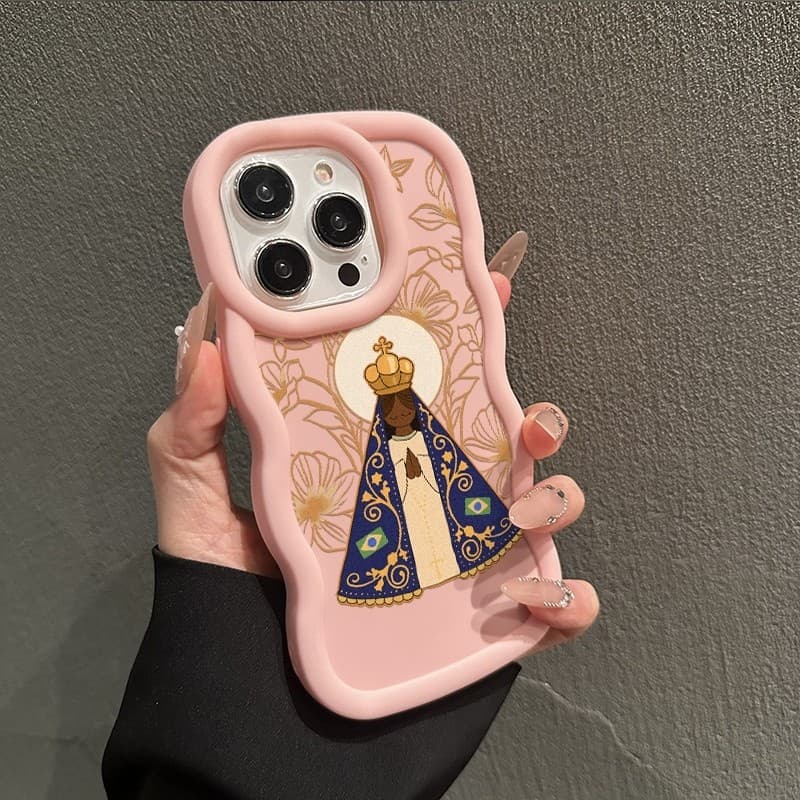 Capinha Samsung S26 Ultra Feminina Silicone Ondulada Anti Impacto Colorida S25 S24 A56 A55 A37 iPhone 17 Pro Max #126