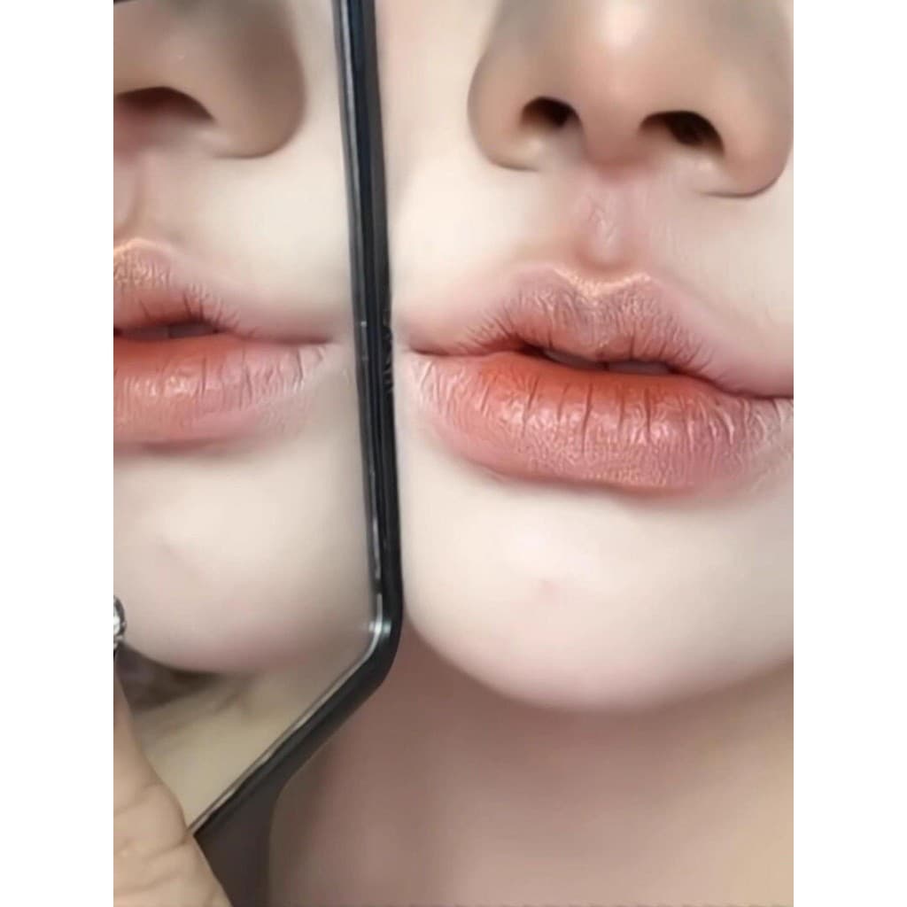 Delineador labial de duas cabeças, cor Nude, cor de carne, caneta multiuso de longa duração, caneta batom Natural à prov