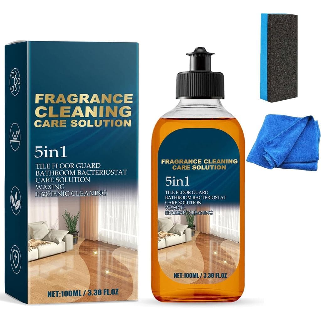 Limpador de Pisos 5 em 1, Solução de Limpeza com Fragrância, Limpador de Pisos de Secagem Rápida com Fórmula Inspirada e