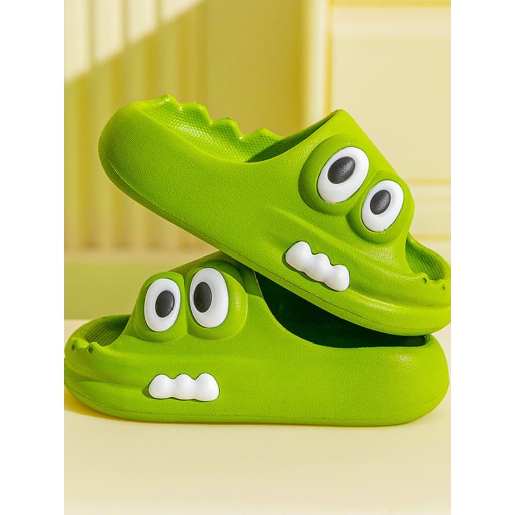 Crianças chinelos 2026 meninas dos desenhos animados antiderrapante à prova dwaterproof água banho interior casa verão m