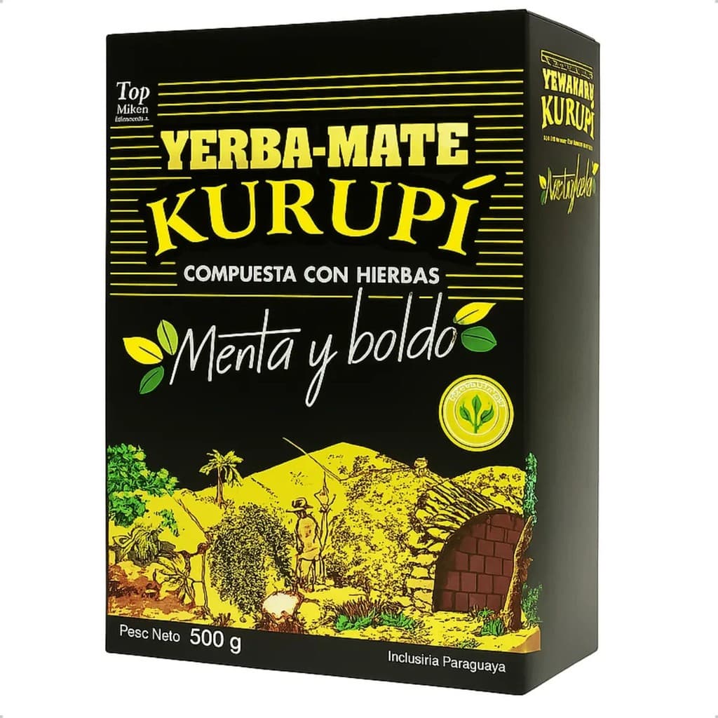 Erva Mate Terere Chimarrao Kurupi Menta E Boldo 500g