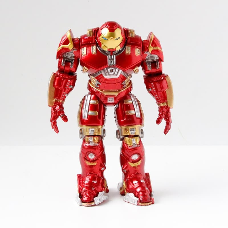 17cm Os Vingadores Homem De Ferro Armadura Mark44 Hulk Buster Iron Glow Action Figure Modelo Estátua Coleção Brinquedos