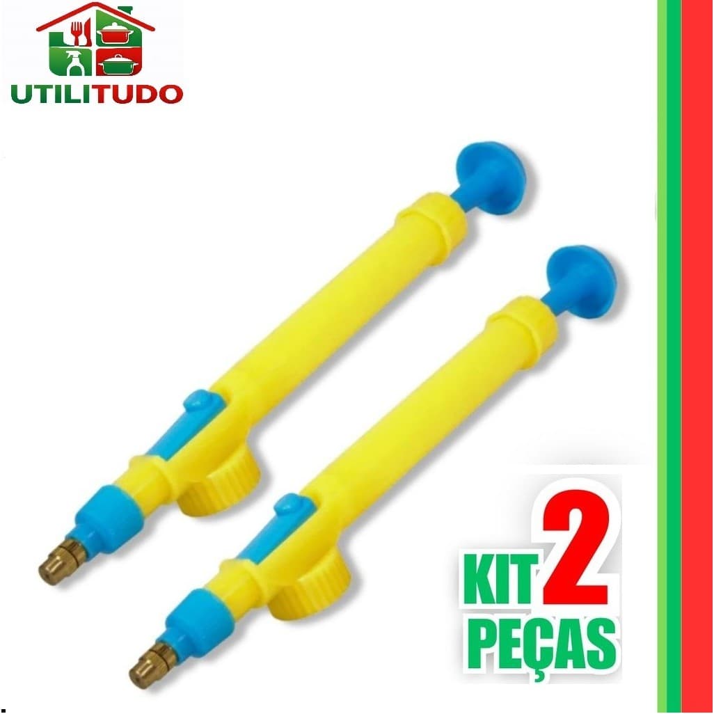 2 Pulverizador E Borrifador Para Garrafa Pet Manual Spray Para Jardinagem Adaptável Multiuso