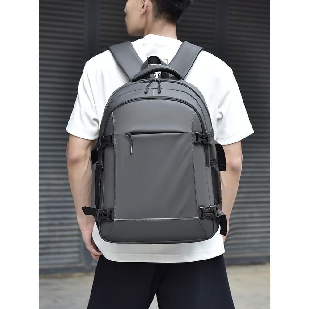 Mochila masculina High-End sentimento grande capacidade Casual leve mochila de viagem simples negócios Commuter computad