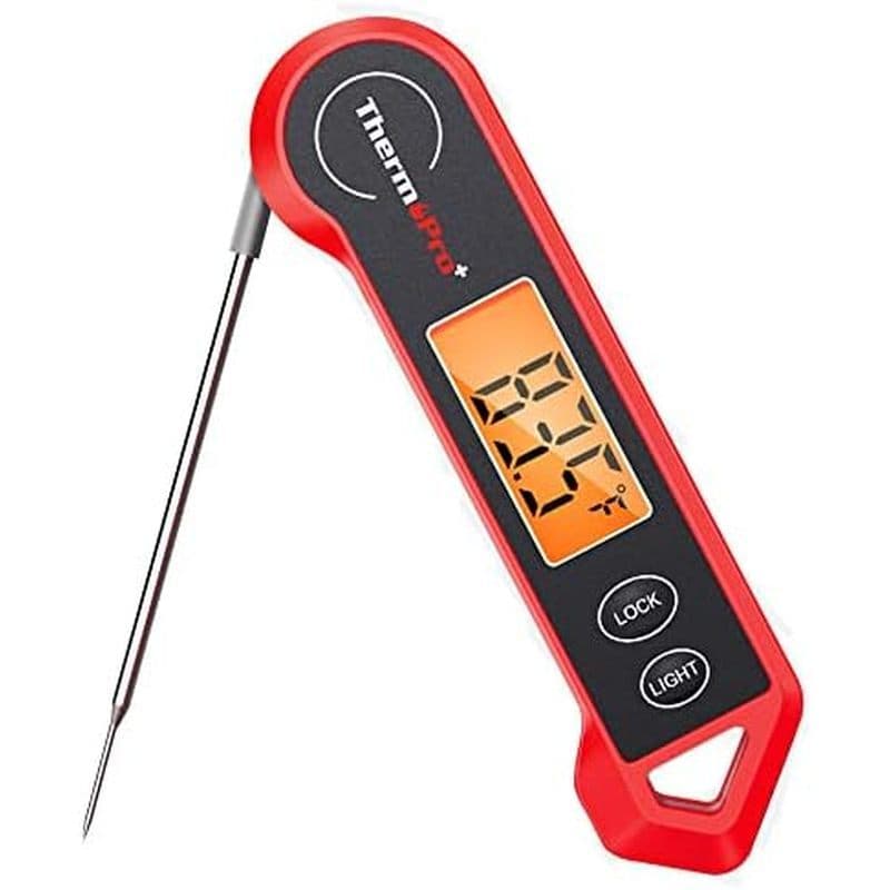 Termômetro Digital De Carne TempPro TP19H Para Cozinhar , Sensor De Movimento Retroiluminado Ambidestro De Comida De Lei