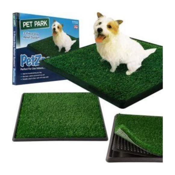 Sanitário Canino Pet Park Grama Artificial - Chalesco Banheiro de Cães