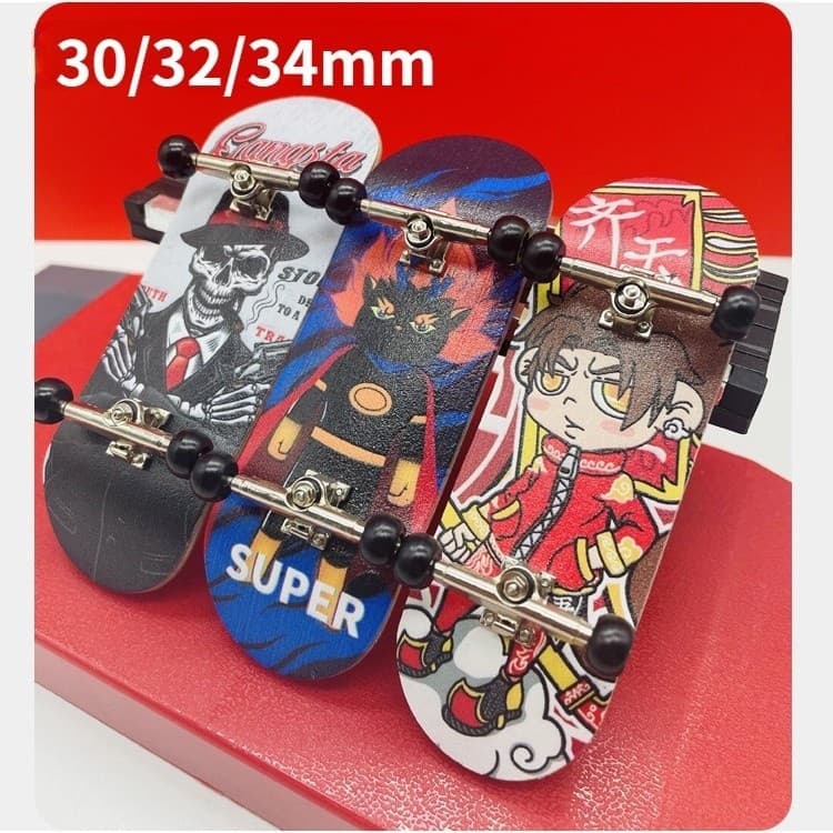 Skate Fingerboard largura 32mm profissional apontou criativo duplo cadeira de balanço Mini atacado R1VK GYV1