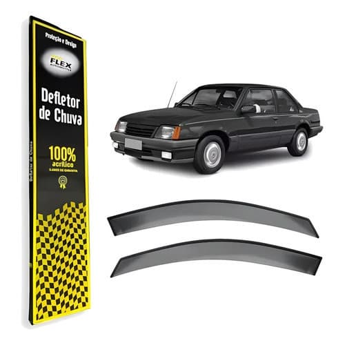 Calha De Chuva Fumê Monza 1982 A 1996 Tubarão 2 Portas