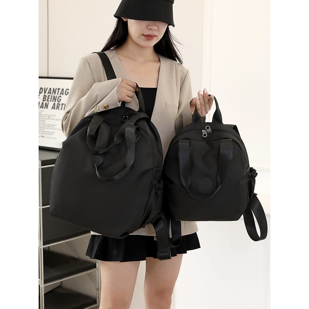 Bolsa de pano leve de grande capacidade 2025 novo estilo Casual All-Match bolsa feminina bolsa de ombro na moda mochila