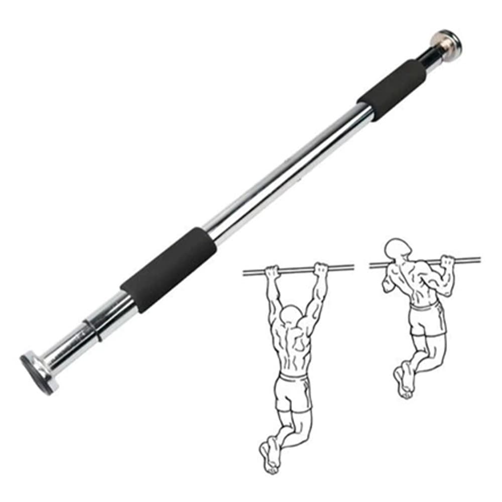 Barra Fixa Ajustável 62 a 100 Cm Suporte Regulável para Pull Up Exercícios Musculação Aço Resistente