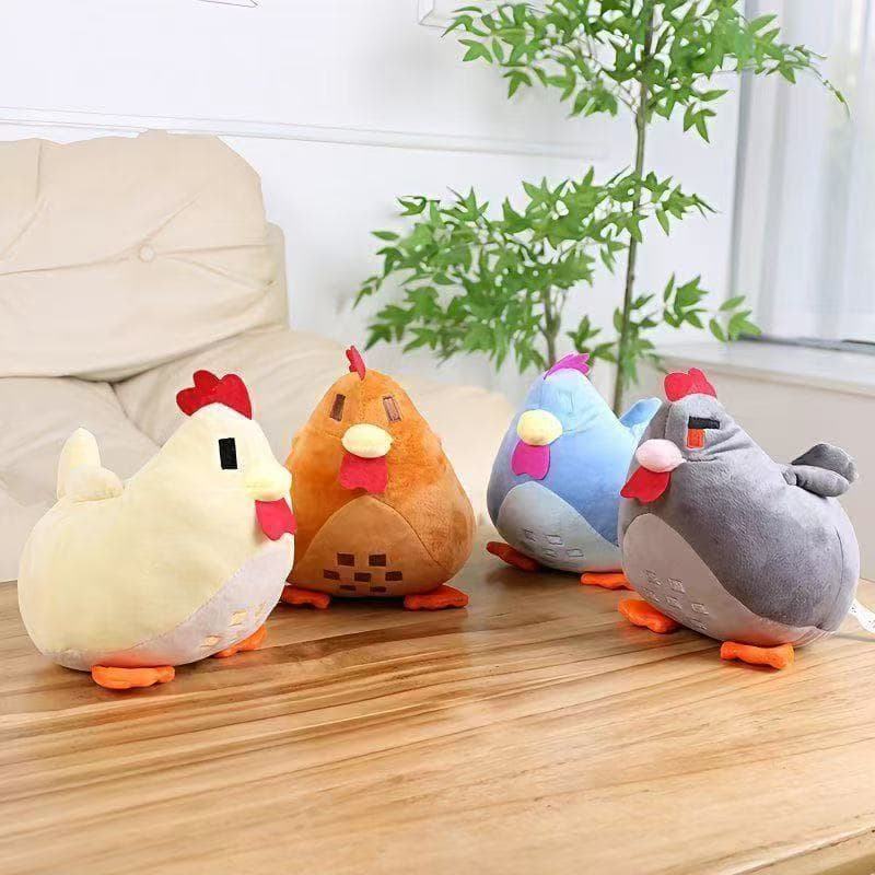 Super bonito grande galo brinquedo de pelúcia pintainho dos desenhos animados Animal travesseiro boneca presente anivers