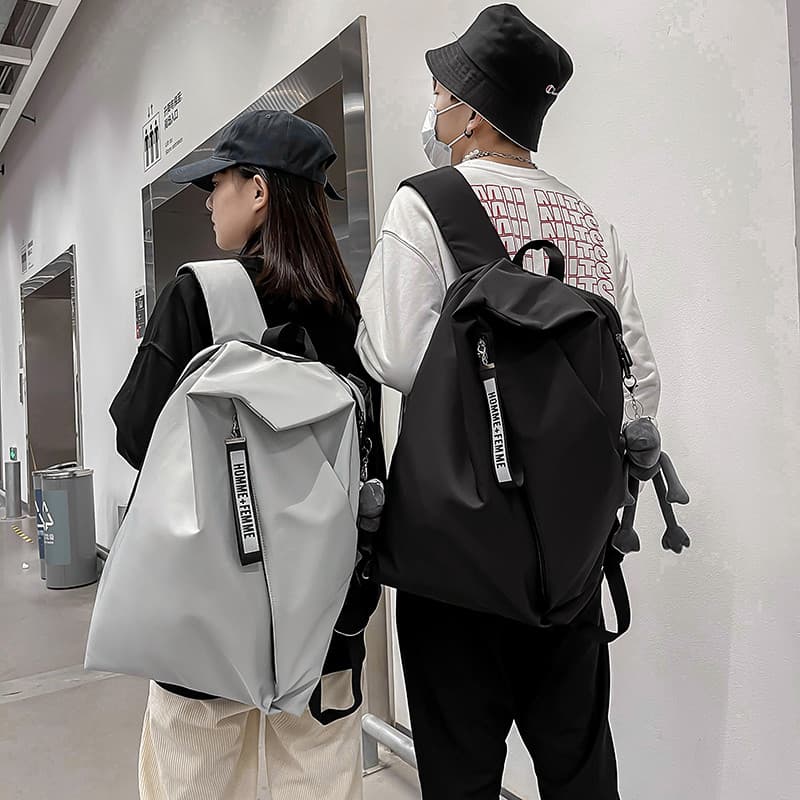 Hong Kong IT HKins Junior High School Estudantes Mochila Meninos Bolsa de Computador Simples de Grande Capacidade Uni