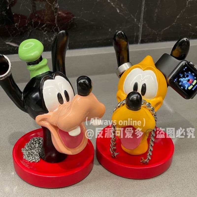 Tecnologia Zhijiang City Houjun Co., Ltd. Vilão bonito Multi-Goofy Pluto jóias óculos armazenamento expositor decoração