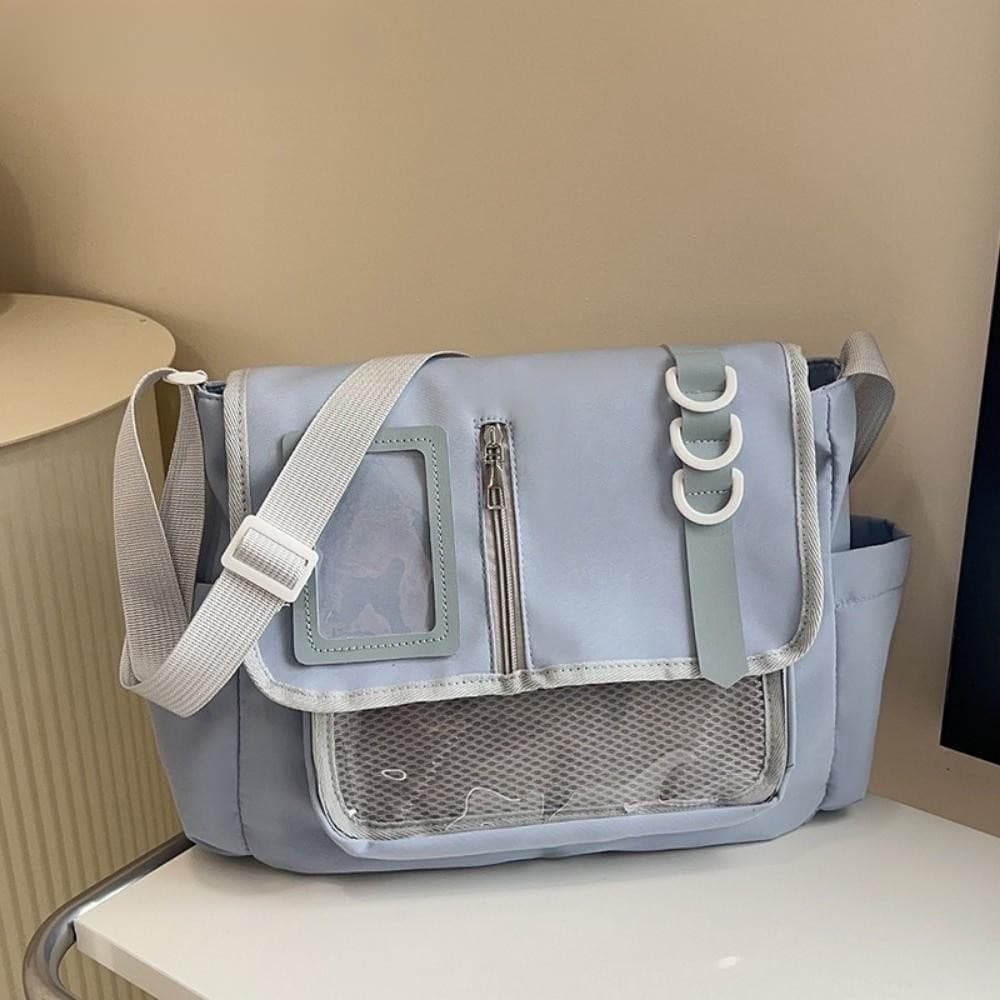 Bolsa Crossbody Transparente , JK Ita Light Y2K , Bolsas Escolares Japonesas Harajuku