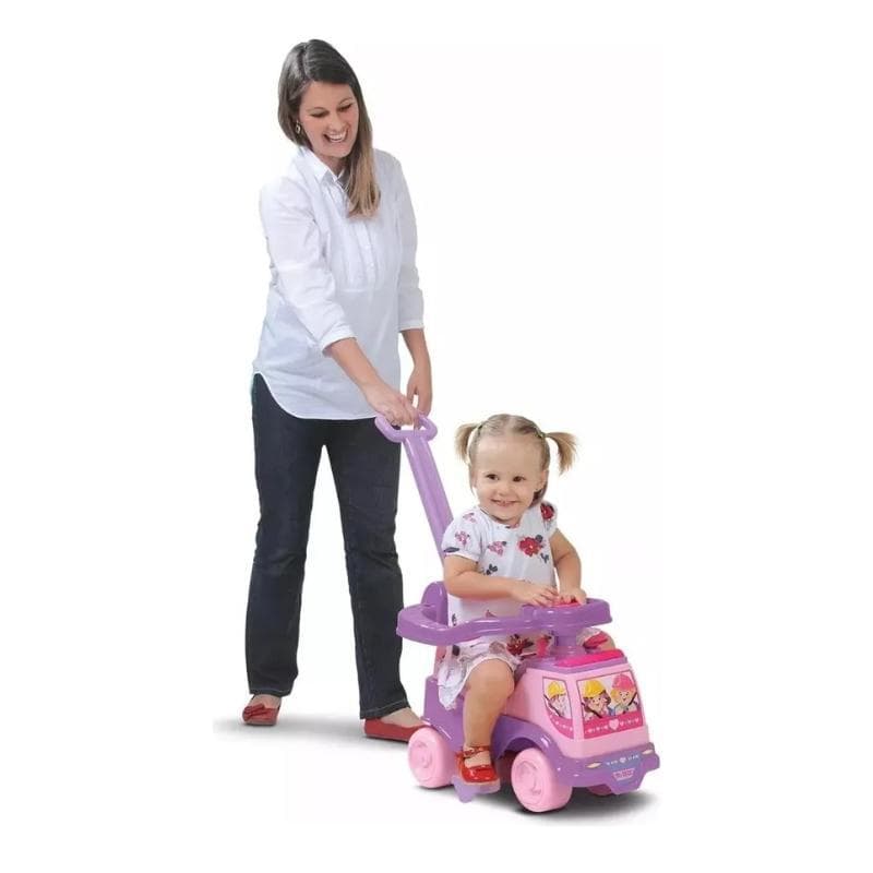 Andador de Empurrar Totoka Plus Musical Rosa