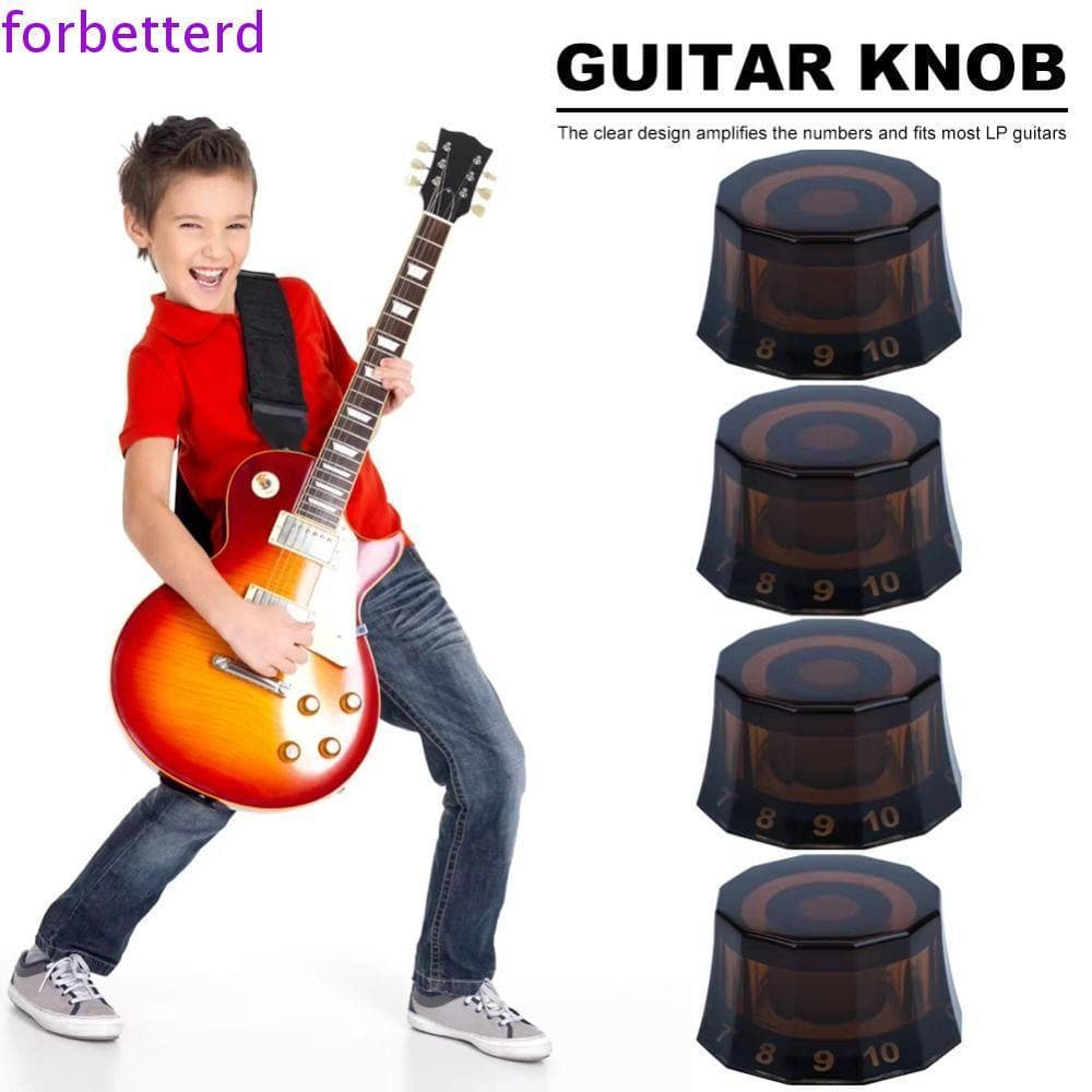 Botões De Guitarra Elétrica FORBETTERD , De Velocidade Em Formato De Abajur , Acrílico