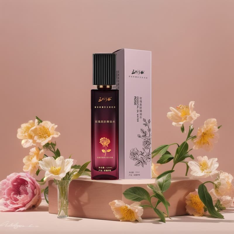 Xinjiang cuidados com a pele Local multicolorido vale rosa hidratante de óleo essencial adequado para a pele 120ml hidra