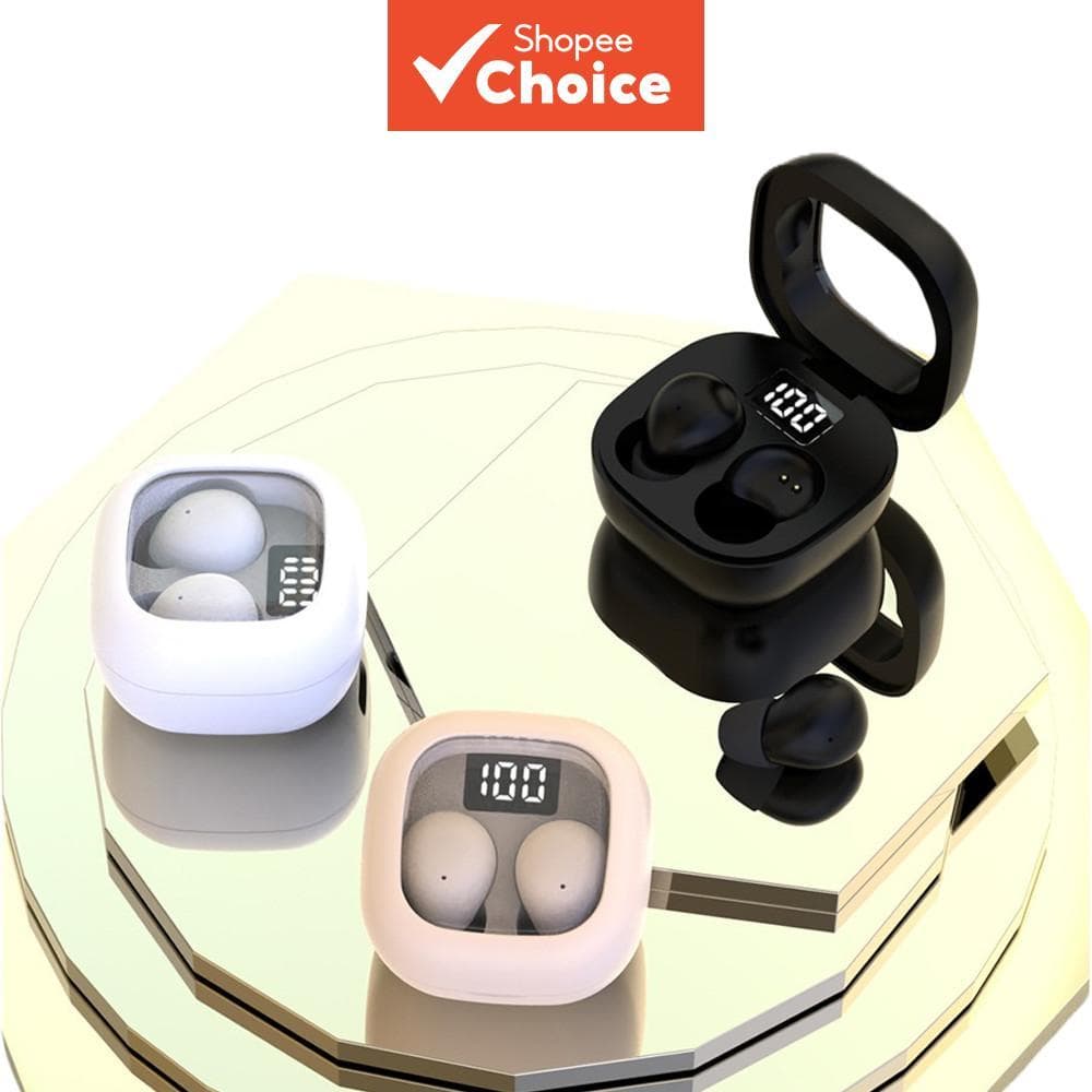 Fones de ouvido SK19 Mini Fones Invisíveis TWS Bluetooth Fone de Ouvido Sem Fio Som Estéreo HIFI Redução de Ruído