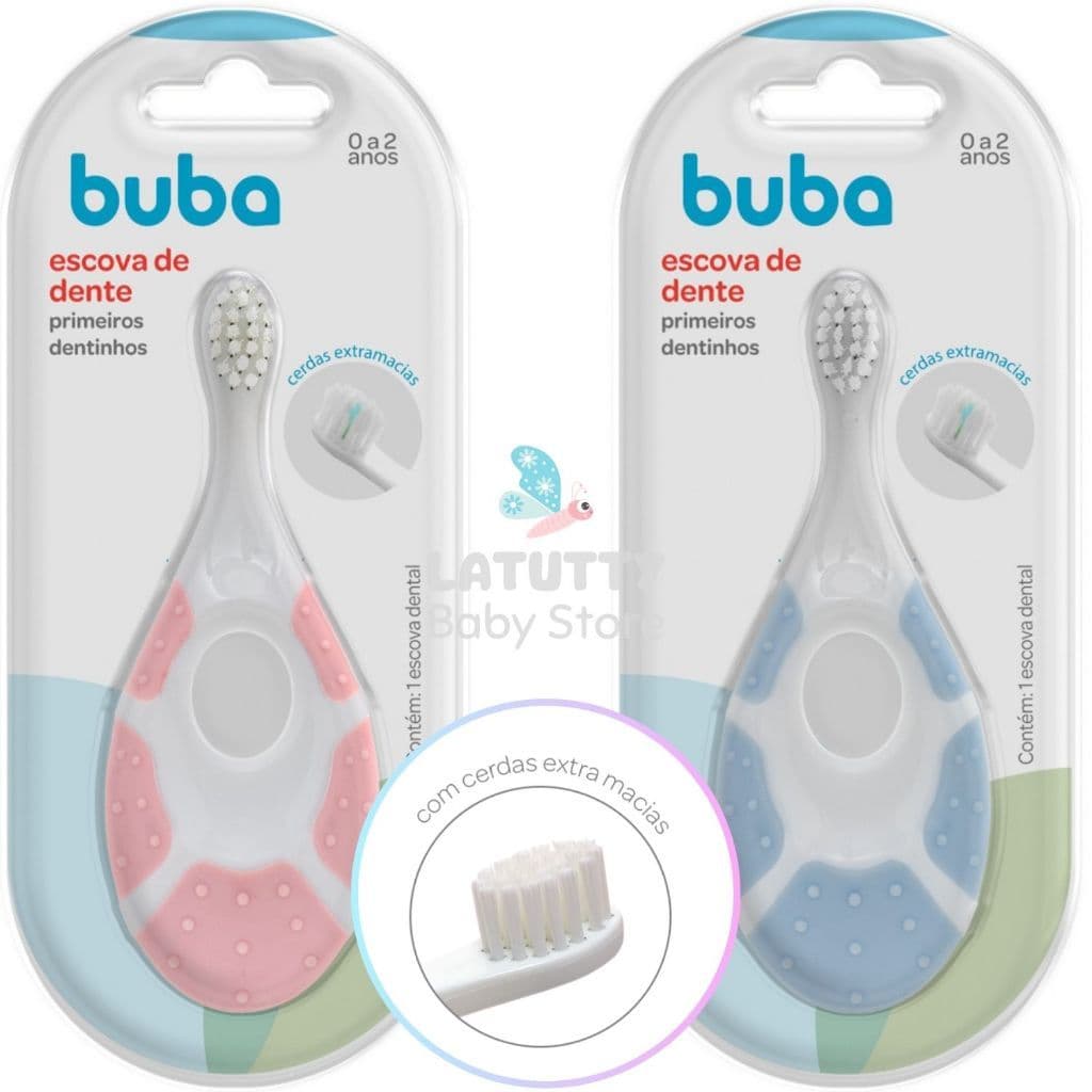 Escova De Dentee creme dental Buba Bebê Massageador De Gengiva Primeiros Dentinhos