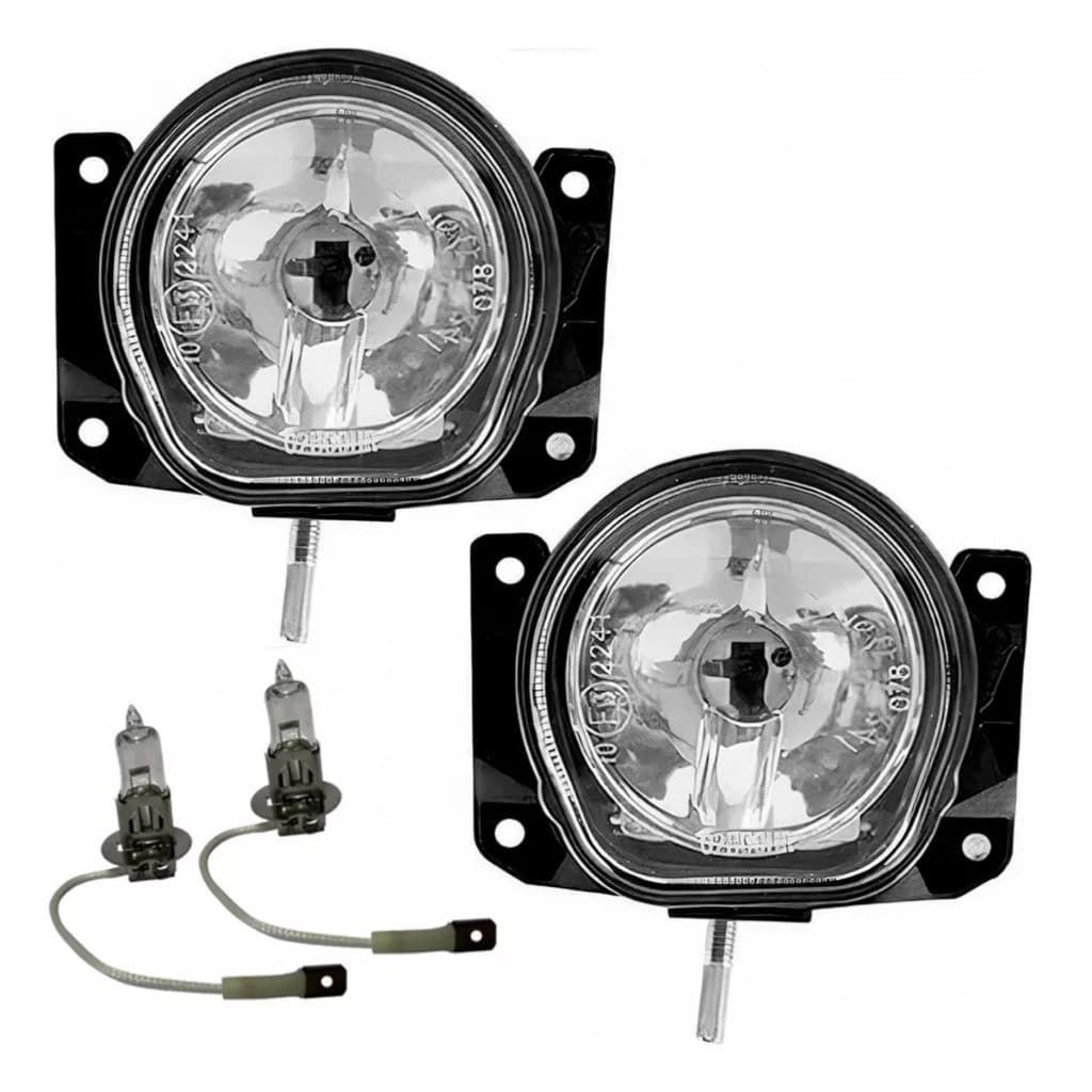 Par Farol Neblina Origina Auxiliar Farol Milha Vidro Fiat H1