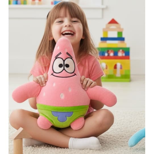 Pelúcia Patrick 36cm - Bob Esponja pronta entrega presente