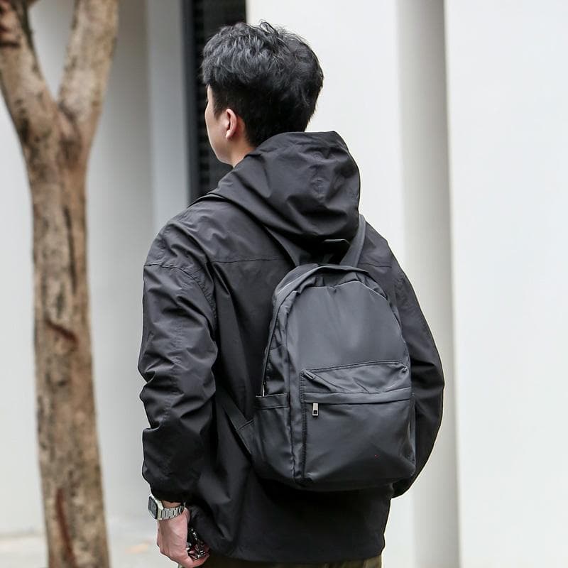 Mochila masculina leve à prova d'água, lazer, viagem, mochila de mão, estudantes universitários, pequena, média, pequena