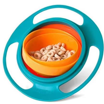 Prato Mágico 360° Antiderrapante Com Tampa, Bebê, Infantil