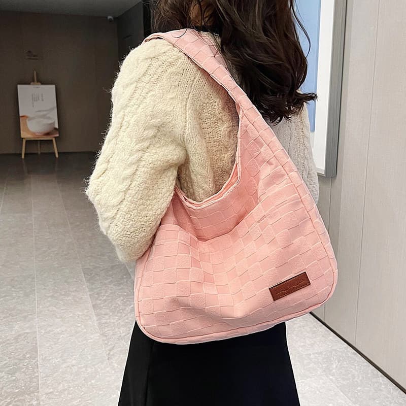 Estudantes universitários classe bolsa de grande capacidade feminina versão coreana simples All-Match menina Commuter bo