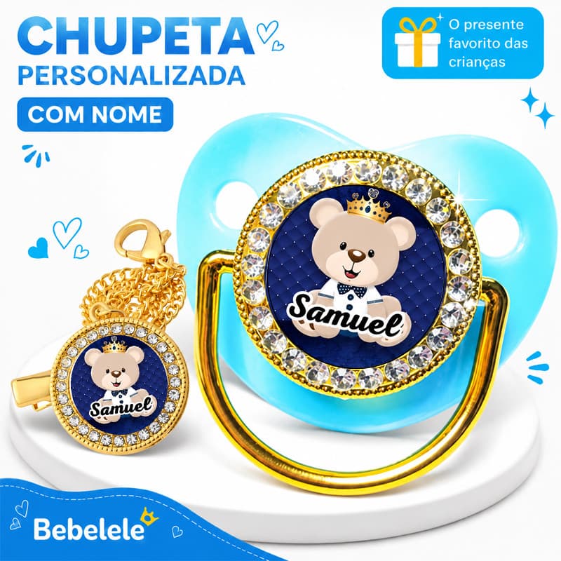 Chupeta plana para bebê, personalizada com nome/foto, inclui prendedor/prendedor de chupeta chupeta personalizada