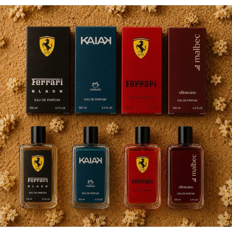 Kit 4 perfumes MASCULINOS 100ml