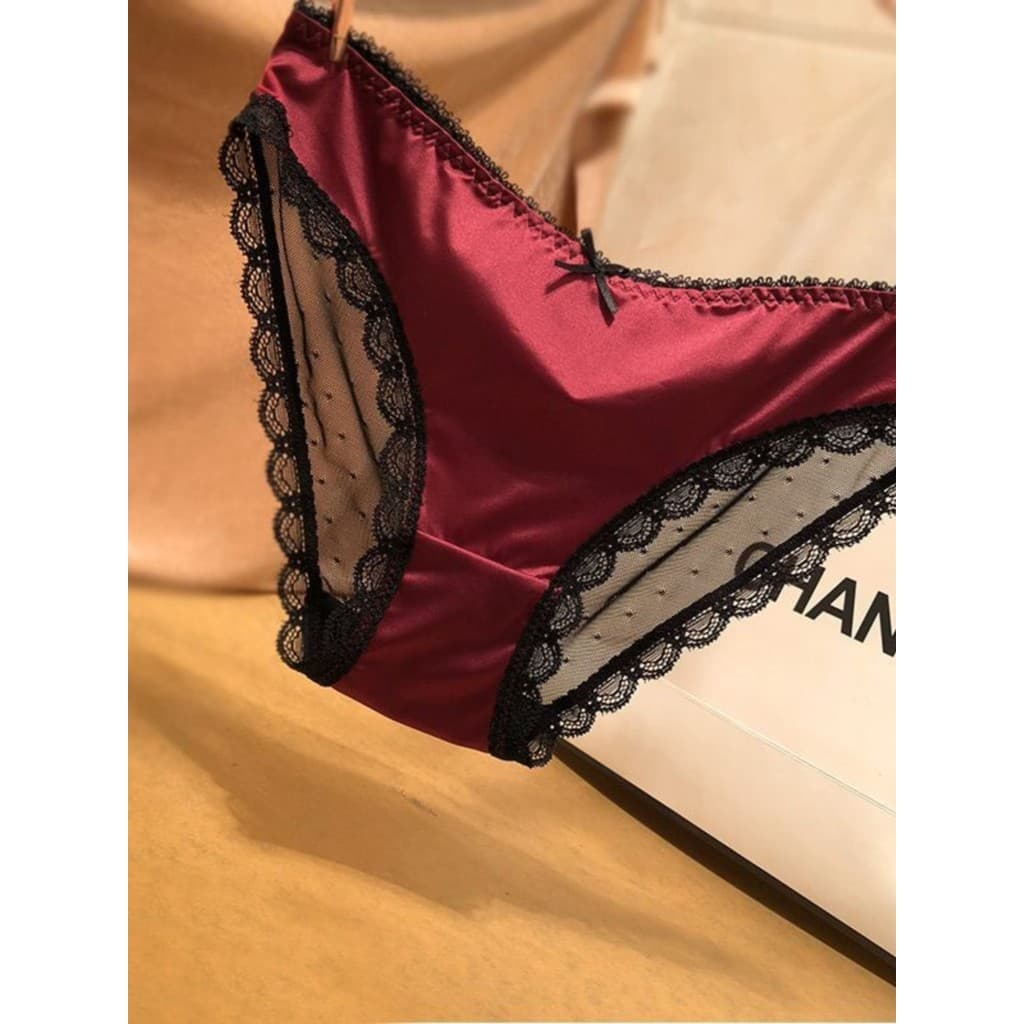 1-3 calcinha feminina estilo fino legal único encantador renda guarnição cor combinando simples respirável senhoras Brie