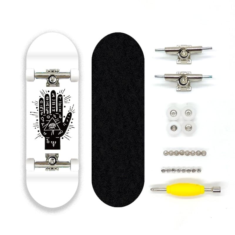 30mm Profissional maple Dedo Skate Liga Suporte Rolamento Roda mini
