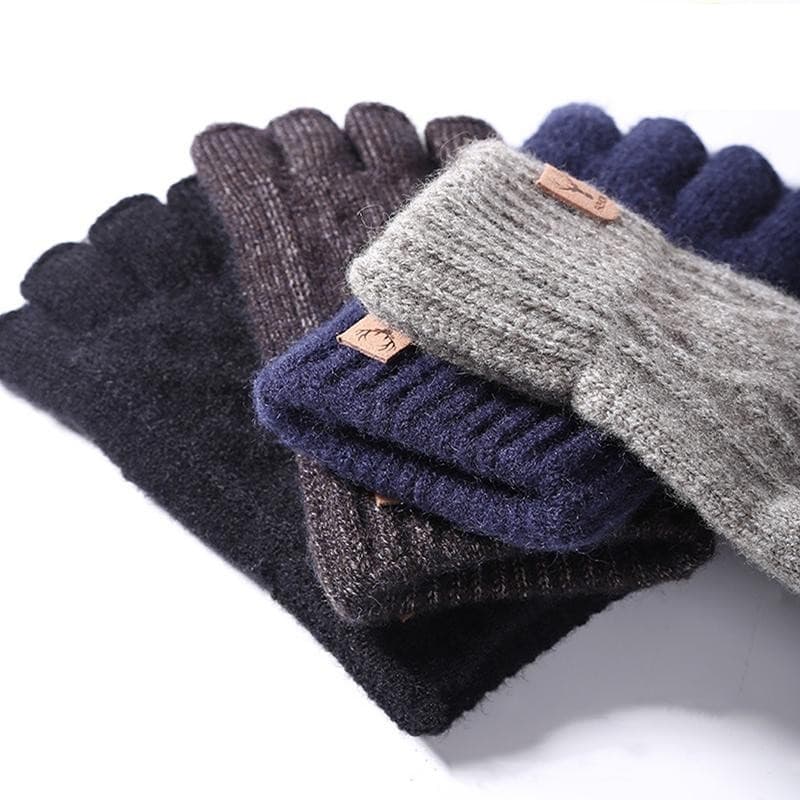 Luvas Térmicas de Malha Grossa Sem Dedos, para Mulheres e Homens, Inverno, Condução ao Ar Livre, Luva Sem Dedos M2AP
