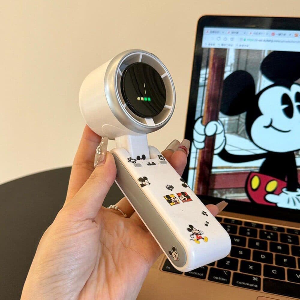 Alta velocidade Turbo portátil ao ar livre portátil Mini pequeno ventilador de mesa USB Motor sem escova pendurado pesco