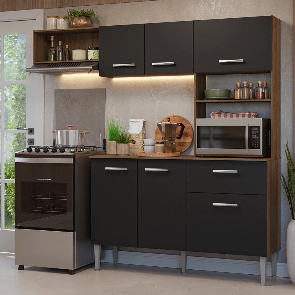 Armário de Cozinha Compacta 196cm Aura Madesa