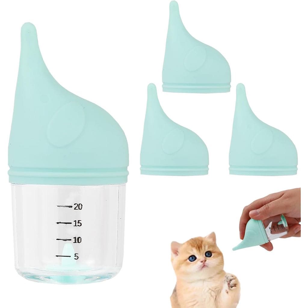Kit de Alimentação com Mamadeira para Filhotes, Garrafas de Leite para Alimentar Filhotes Recém-Nascidos, Design Anti-En