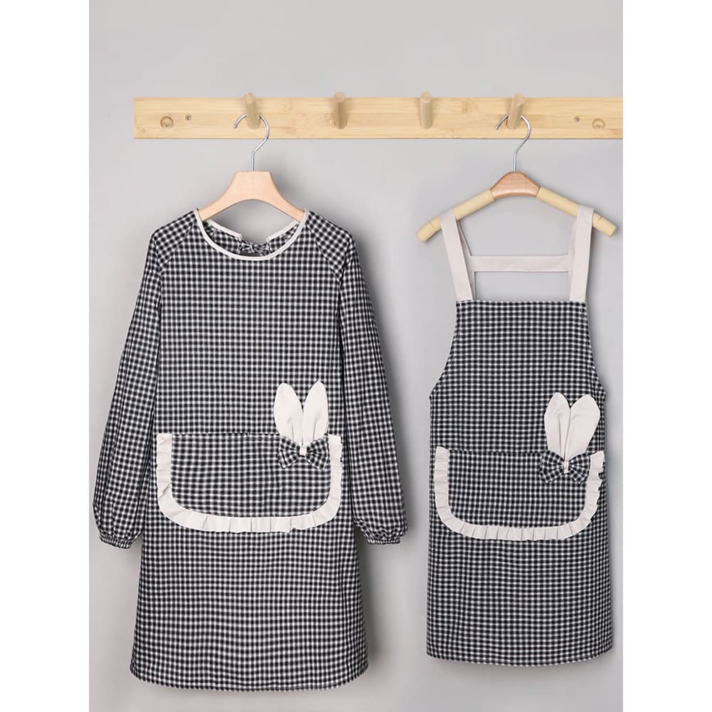 Moda avental feminino cozinha doméstica especial algodão respirável Workwear novo estilo influenciador macacão adulto ci