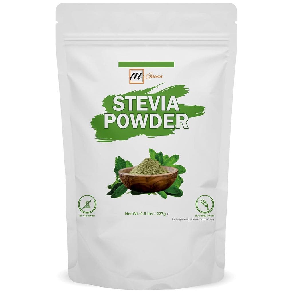 Pó de Folha de Stevia 100% Natural - Adoçante Natural 227 g / 0,5 lbs