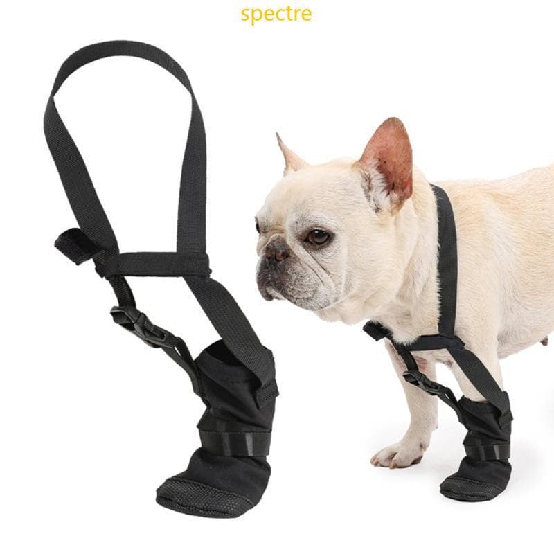 spe Cão Frente Patas Bota Protetora Sapatos De Cura Ajustável À Prova Dwaterproof Água Sapato Do Calçado De Cuidados Com
