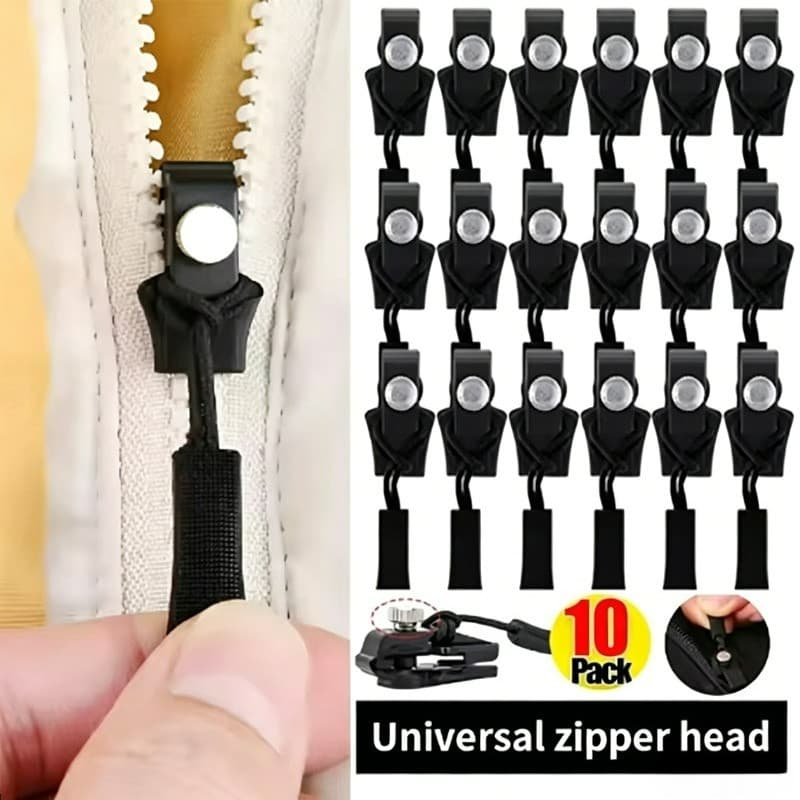 Kit De Reparo De Zíper Universal-Puxador Deslizante Para 3 Tamanhos Diferentes-De Substituição-Bolsas De Jaqueta CoatHot