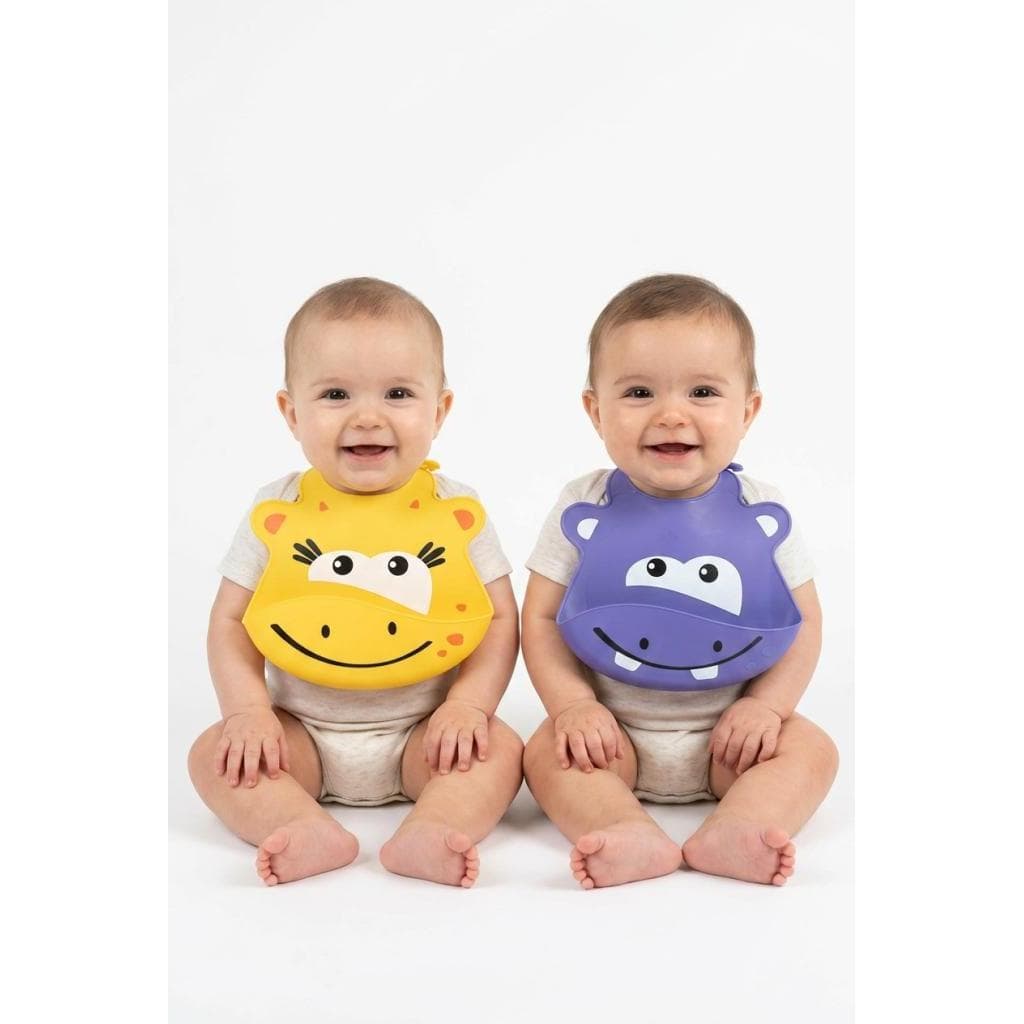 Babador De Silicone pega migalhas Alimentação Bebê 2 units