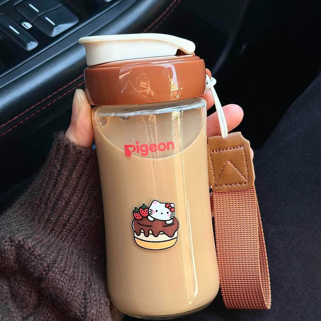 Bebê Me dê um presente!Tampa de garrafa de bebê pombo, acessórios para tampa de garrafa de bebê, copo de café Universal,