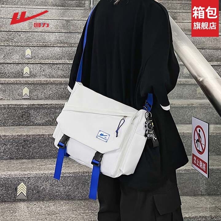 Puxar para trás bolsa mensageiro masculina 2026 novo estilo moda Commuter saco do mensageiro portátil de grande capacida