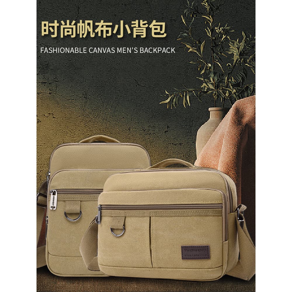 Bolsa masculina Casual portátil de lona resistente ao desgaste, bolsa pequena para ferramentas de instalação de eletrici